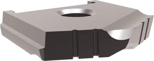Allied Machine and Engineering - 1-1/32" Diam x 3/16" Thick, Seat Code A, 130° Included Angle Spade Drill Insert - TiAlN Coated, High Speed Steel, Series A - Americas Industrial Supply