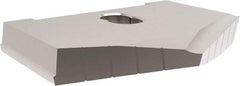 Allied Machine and Engineering - 7" Diam x 11/16" Thick, Seat Code H, 130° Included Angle Spade Drill Insert - Uncoated Powdered Metal, Powdered Metal, Series H - Americas Industrial Supply