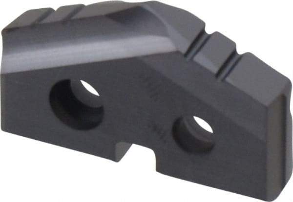 Allied Machine and Engineering - 57/64" Diam x 5/32" Thick, Seat Code 1, 132° Included Angle Spade Drill Insert - TiAlN Coated, High Speed Steel, Series T-A - Americas Industrial Supply