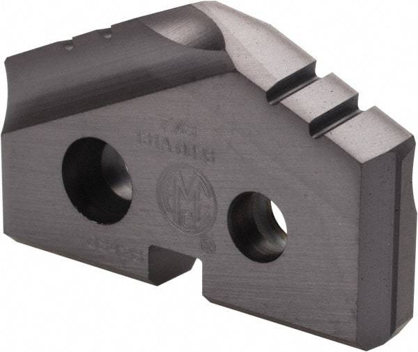 Allied Machine and Engineering - 7/8" Diam x 5/32" Thick, Seat Code 1, 132° Included Angle Spade Drill Insert - TiAlN Coated, High Speed Steel, Series T-A - Americas Industrial Supply