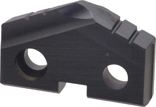 Allied Machine and Engineering - 1" Diam x 3/16" Thick, Seat Code 2, 132° Included Angle Spade Drill Insert - TiAlN Coated, High Speed Steel, Series T-A - Americas Industrial Supply