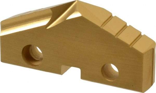 Allied Machine and Engineering - 48mm Diam x 5/16" Thick, Seat Code 4, 132° Included Angle Spade Drill Insert - TiN Coated, High Speed Steel, Series GEN2 T-A - Americas Industrial Supply