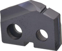 Allied Machine and Engineering - 9/16" Diam x 1/8" Thick, Seat Code 0, 132° Included Angle Spade Drill Insert - TiAlN Coated, Cobalt, Grade Super Cobalt, Series T-A - Americas Industrial Supply