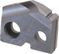 Allied Machine and Engineering - 13mm Diam x 11/16" Thick, Seat Code 0, 132° Included Angle Spade Drill Insert - TiAlN Coated, Cobalt, Series T-A - Americas Industrial Supply