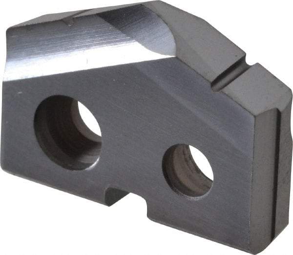 Allied Machine and Engineering - 19/32" Diam x 1/8" Thick, Seat Code 0, 132° Included Angle Spade Drill Insert - TiCN Coated, Cobalt, Grade Super Cobalt, Series T-A - Americas Industrial Supply