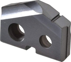 Allied Machine and Engineering - 19/32" Diam x 1/8" Thick, Seat Code 0, 132° Included Angle Spade Drill Insert - TiCN Coated, Cobalt, Grade Super Cobalt, Series T-A - Americas Industrial Supply
