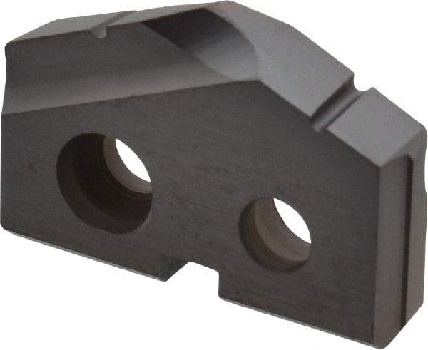 Allied Machine and Engineering - 5/8" Diam x 1/8" Thick, Seat Code 0, 132° Included Angle Spade Drill Insert - TiCN Coated, Cobalt, Grade Super Cobalt, Series T-A - Americas Industrial Supply