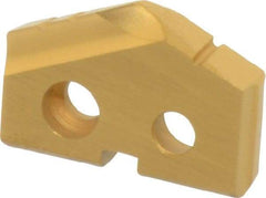 Allied Machine and Engineering - 16.5mm Diam x 1/8" Thick, Seat Code 0, 132° Included Angle Spade Drill Insert - TiN Coated, Cobalt, Series T-A - Americas Industrial Supply