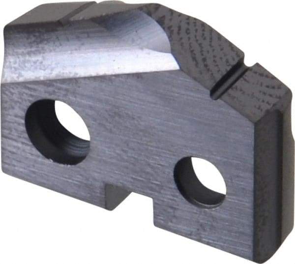 Allied Machine and Engineering - 45/64" Diam x 5/32" Thick, Seat Code 1, 132° Included Angle Spade Drill Insert - TiAlN Coated, Cobalt, Grade Super Cobalt, Series T-A - Americas Industrial Supply
