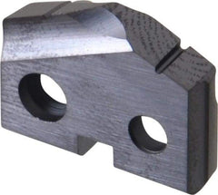Allied Machine and Engineering - 45/64" Diam x 5/32" Thick, Seat Code 1, 132° Included Angle Spade Drill Insert - TiAlN Coated, Cobalt, Grade Super Cobalt, Series T-A - Americas Industrial Supply