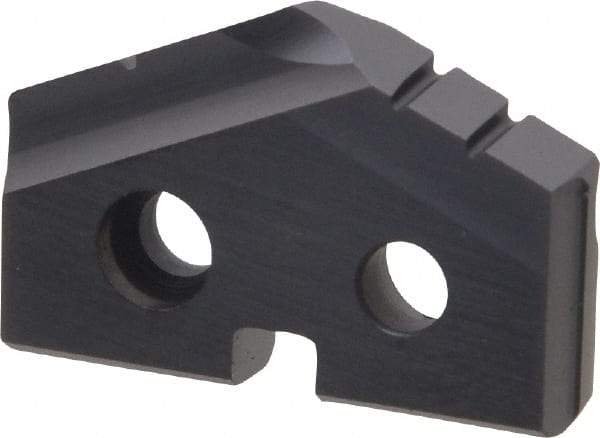 Allied Machine and Engineering - 55/64" Diam x 5/32" Thick, Seat Code 1, 132° Included Angle Spade Drill Insert - TiAlN Coated, Cobalt, Grade Super Cobalt, Series T-A - Americas Industrial Supply