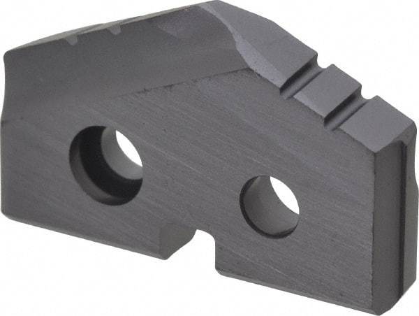 Allied Machine and Engineering - 57/64" Diam x 5/32" Thick, Seat Code 1, 132° Included Angle Spade Drill Insert - TiAlN Coated, Cobalt, Grade Super Cobalt, Series T-A - Americas Industrial Supply