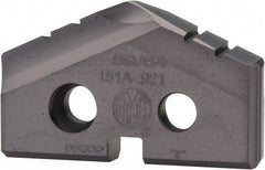Allied Machine and Engineering - 59/64" Diam x 5/32" Thick, Seat Code 1, 132° Included Angle Spade Drill Insert - TiAlN Coated, Cobalt, Grade Super Cobalt, Series T-A - Americas Industrial Supply