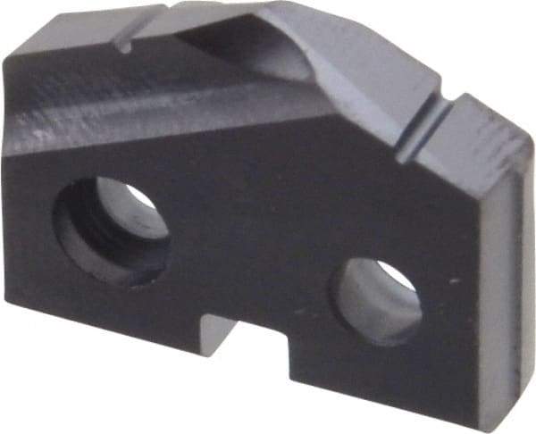 Allied Machine and Engineering - 23/32" Diam x 5/32" Thick, Seat Code 1, 132° Included Angle Spade Drill Insert - TiAlN Coated, Cobalt, Grade Super Cobalt, Series T-A - Americas Industrial Supply