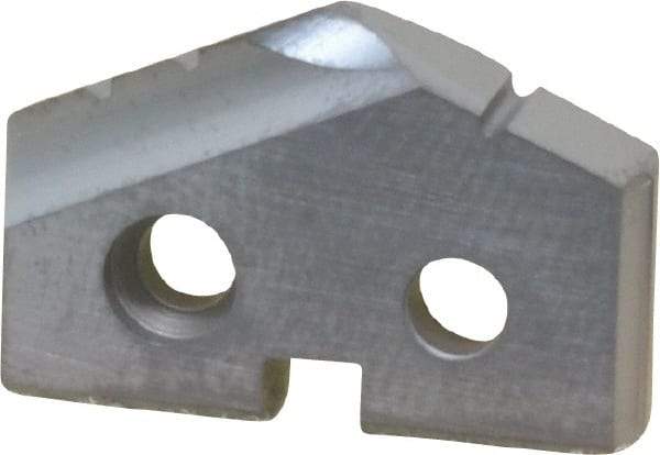 Allied Machine and Engineering - 27/32" Diam x 5/32" Thick, Seat Code 1, 132° Included Angle Spade Drill Insert - TiCN Coated, Cobalt, Grade Super Cobalt, Series T-A - Americas Industrial Supply
