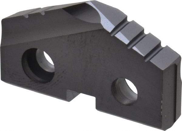 Allied Machine and Engineering - 1-3/32" Diam x 3/16" Thick, Seat Code 2, 132° Included Angle Spade Drill Insert - TiAlN Coated, Cobalt, Grade Super Cobalt, Series T-A - Americas Industrial Supply