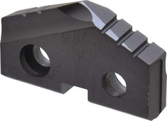 Allied Machine and Engineering - 1-3/32" Diam x 3/16" Thick, Seat Code 2, 132° Included Angle Spade Drill Insert - TiAlN Coated, Cobalt, Grade Super Cobalt, Series T-A - Americas Industrial Supply
