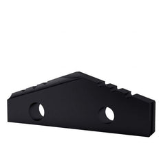Allied Machine and Engineering - 1-5/32" Diam x 3/16" Thick, Seat Code 2, 132° Included Angle Spade Drill Insert - TiAlN Coated, Cobalt, Grade Super Cobalt, Series T-A - Americas Industrial Supply