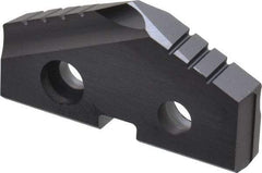 Allied Machine and Engineering - 1-7/32" Diam x 3/16" Thick, Seat Code 2, 132° Included Angle Spade Drill Insert - TiAlN Coated, Cobalt, Grade Super Cobalt, Series T-A - Americas Industrial Supply