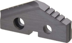 Allied Machine and Engineering - 1-11/32" Diam x 3/16" Thick, Seat Code 2, 132° Included Angle Spade Drill Insert - TiAlN Coated, Cobalt, Grade Super Cobalt, Series T-A - Americas Industrial Supply