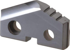 Allied Machine and Engineering - 1-1/16" Diam x 3/16" Thick, Seat Code 2, 132° Included Angle Spade Drill Insert - TiCN Coated, Cobalt, Grade Super Cobalt, Series T-A - Americas Industrial Supply