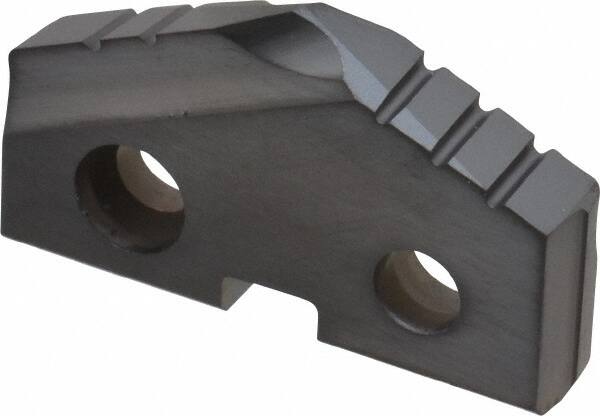 Allied Machine and Engineering - 1-3/32" Diam x 3/16" Thick, Seat Code 2, 132° Included Angle Spade Drill Insert - TiCN Coated, Cobalt, Grade Super Cobalt, Series T-A - Americas Industrial Supply