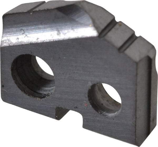 Allied Machine and Engineering - 27/64" Diam x 3/32" Thick, Seat Code Y, 132° Included Angle Spade Drill Insert - TiCN Coated, Cobalt, Grade Super Cobalt, Series T-A - Americas Industrial Supply