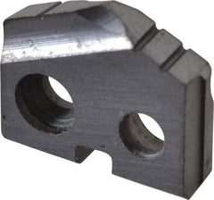 Allied Machine and Engineering - 27/64" Diam x 3/32" Thick, Seat Code Y, 132° Included Angle Spade Drill Insert - TiCN Coated, Cobalt, Grade Super Cobalt, Series T-A - Americas Industrial Supply