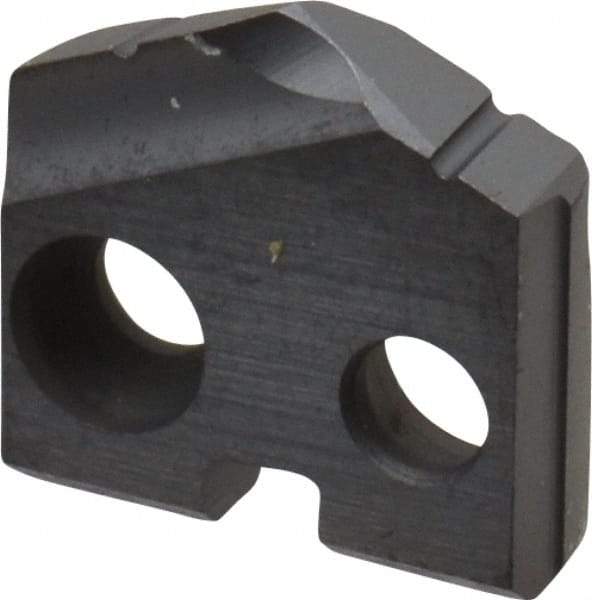 Allied Machine and Engineering - 3/8" Diam x 3/32" Thick, Seat Code Y, 132° Included Angle Spade Drill Insert - TiCN Coated, Cobalt, Grade Super Cobalt, Series T-A - Americas Industrial Supply