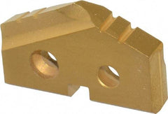 Allied Machine and Engineering - 29/32" Diam x 5/32" Thick, Seat Code 1, 132° Included Angle Spade Drill Insert - TiN Coated, Cobalt, Grade Premium Cobalt, Series T-A - Americas Industrial Supply