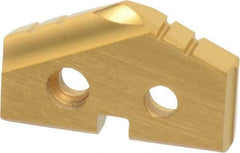 Allied Machine and Engineering - 15/16" Diam x 5/32" Thick, Seat Code 1, 132° Included Angle Spade Drill Insert - TiN Coated, Cobalt, Grade Premium Cobalt, Series T-A - Americas Industrial Supply
