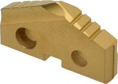 Allied Machine and Engineering - 29mm Diam x 3/16" Thick, Seat Code 2, 132° Included Angle Spade Drill Insert - TiN Coated, Cobalt, Grade Premium Cobalt, Series T-A - Americas Industrial Supply
