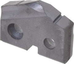 Allied Machine and Engineering - 47/64" Diam x 5/32" Thick, Seat Code 1, 132° Included Angle Spade Drill Insert - TiAlN Coated, Carbide, Grade K20, Series T-A - Americas Industrial Supply