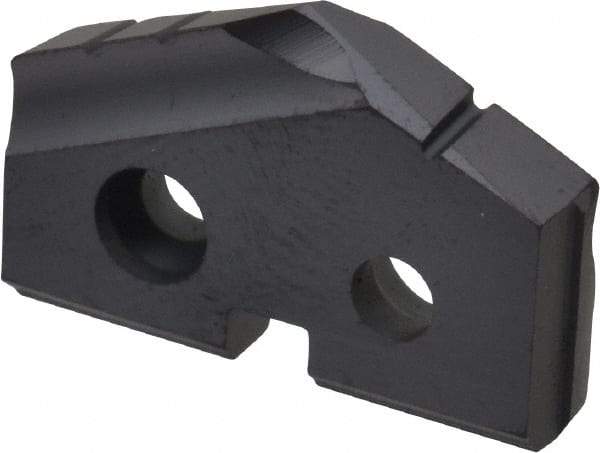 Allied Machine and Engineering - 55/64" Diam x 5/32" Thick, Seat Code 1, 132° Included Angle Spade Drill Insert - TiAlN Coated, Carbide, Grade K20, Series T-A - Americas Industrial Supply