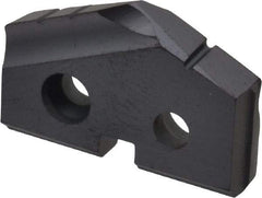 Allied Machine and Engineering - 55/64" Diam x 5/32" Thick, Seat Code 1, 132° Included Angle Spade Drill Insert - TiAlN Coated, Carbide, Grade K20, Series T-A - Americas Industrial Supply