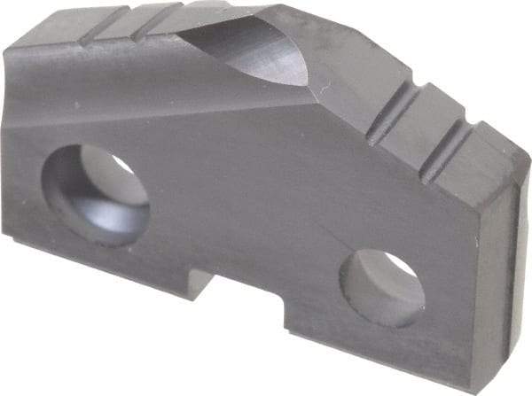 Allied Machine and Engineering - 31/32" Diam x 3/16" Thick, Seat Code 2, 132° Included Angle Spade Drill Insert - TiAlN Coated, Carbide, Grade K20, Series T-A - Americas Industrial Supply