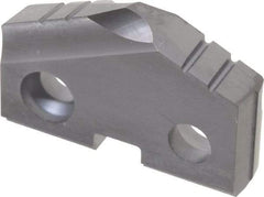 Allied Machine and Engineering - 31/32" Diam x 3/16" Thick, Seat Code 2, 132° Included Angle Spade Drill Insert - TiAlN Coated, Carbide, Grade K20, Series T-A - Americas Industrial Supply