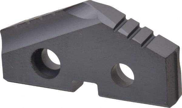 Allied Machine and Engineering - 1-1/4" Diam x 3/16" Thick, Seat Code 2, 132° Included Angle Spade Drill Insert - TiAlN Coated, Carbide, Grade K20, Series T-A - Americas Industrial Supply