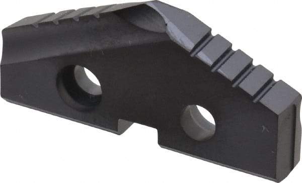 Allied Machine and Engineering - 1-11/32" Diam x 3/16" Thick, Seat Code 2, 132° Included Angle Spade Drill Insert - TiAlN Coated, Carbide, Grade K20, Series T-A - Americas Industrial Supply
