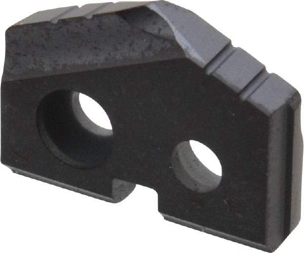 Allied Machine and Engineering - 31/64" Diam x 3/32" Thick, Seat Code Z, 132° Included Angle Spade Drill Insert - TiAlN Coated, Carbide, Grade K20, Series T-A - Americas Industrial Supply