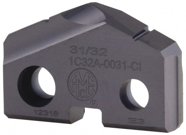 Allied Machine and Engineering - 26mm Diam 132° Seat Size 2 Spade Drill Insert - Americas Industrial Supply