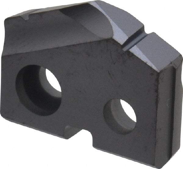 Allied Machine and Engineering - 35/64" Diam x 1/8" Thick, Seat Code 0, 132° Included Angle Spade Drill Insert - TiAlN Coated, Carbide, Grade P40, Series T-A - Americas Industrial Supply
