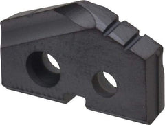Allied Machine and Engineering - 43/64" Diam x 1/8" Thick, Seat Code 0, 132° Included Angle Spade Drill Insert - TiAlN Coated, Carbide, Grade P40, Series T-A - Americas Industrial Supply