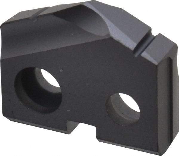 Allied Machine and Engineering - 17/32" Diam x 1/8" Thick, Seat Code 0, 132° Included Angle Spade Drill Insert - TiAlN Coated, Carbide, Grade P40, Series T-A - Americas Industrial Supply