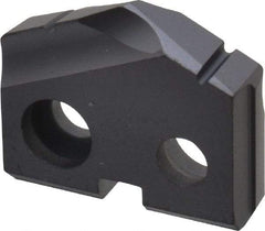 Allied Machine and Engineering - 17/32" Diam x 1/8" Thick, Seat Code 0, 132° Included Angle Spade Drill Insert - TiAlN Coated, Carbide, Grade P40, Series T-A - Americas Industrial Supply
