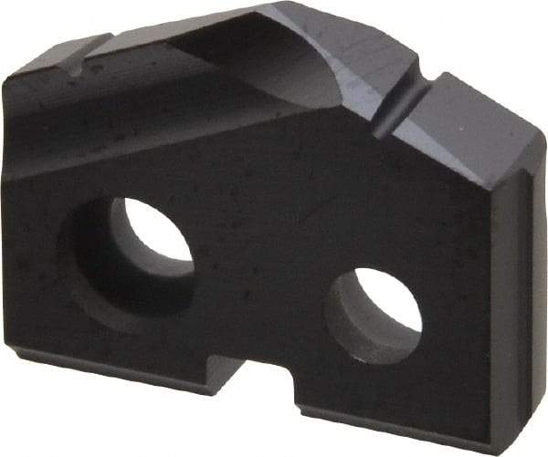 Allied Machine and Engineering - 9/16" Diam x 1/8" Thick, Seat Code 0, 132° Included Angle Spade Drill Insert - TiAlN Coated, Carbide, Grade P40, Series T-A - Americas Industrial Supply