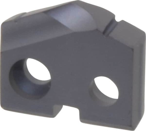 Allied Machine and Engineering - 13mm Diam x 1/8" Thick, Seat Code 0, 132° Included Angle Spade Drill Insert - TiAlN Coated, Carbide, Grade P40, Series T-A - Americas Industrial Supply