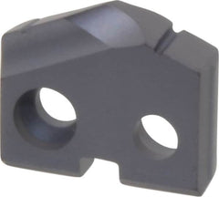 Allied Machine and Engineering - 13mm Diam x 1/8" Thick, Seat Code 0, 132° Included Angle Spade Drill Insert - TiAlN Coated, Carbide, Grade P40, Series T-A - Americas Industrial Supply