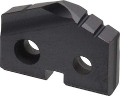 Allied Machine and Engineering - 49/64" Diam x 5/32" Thick, Seat Code 1, 132° Included Angle Spade Drill Insert - TiAlN Coated, Carbide, Grade P40, Series T-A - Americas Industrial Supply
