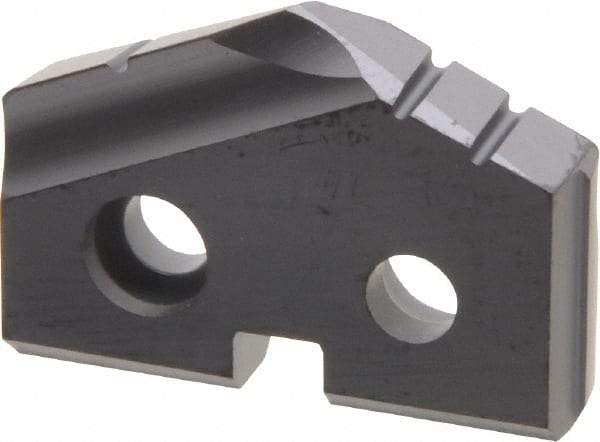 Allied Machine and Engineering - 13/16" Diam x 5/32" Thick, Seat Code 1, 132° Included Angle Spade Drill Insert - TiAlN Coated, Carbide, Grade P40, Series T-A - Americas Industrial Supply